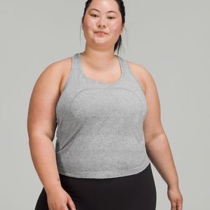 Swiftly Texh Racerback Tank - Race Length - Sz 8 - Grey